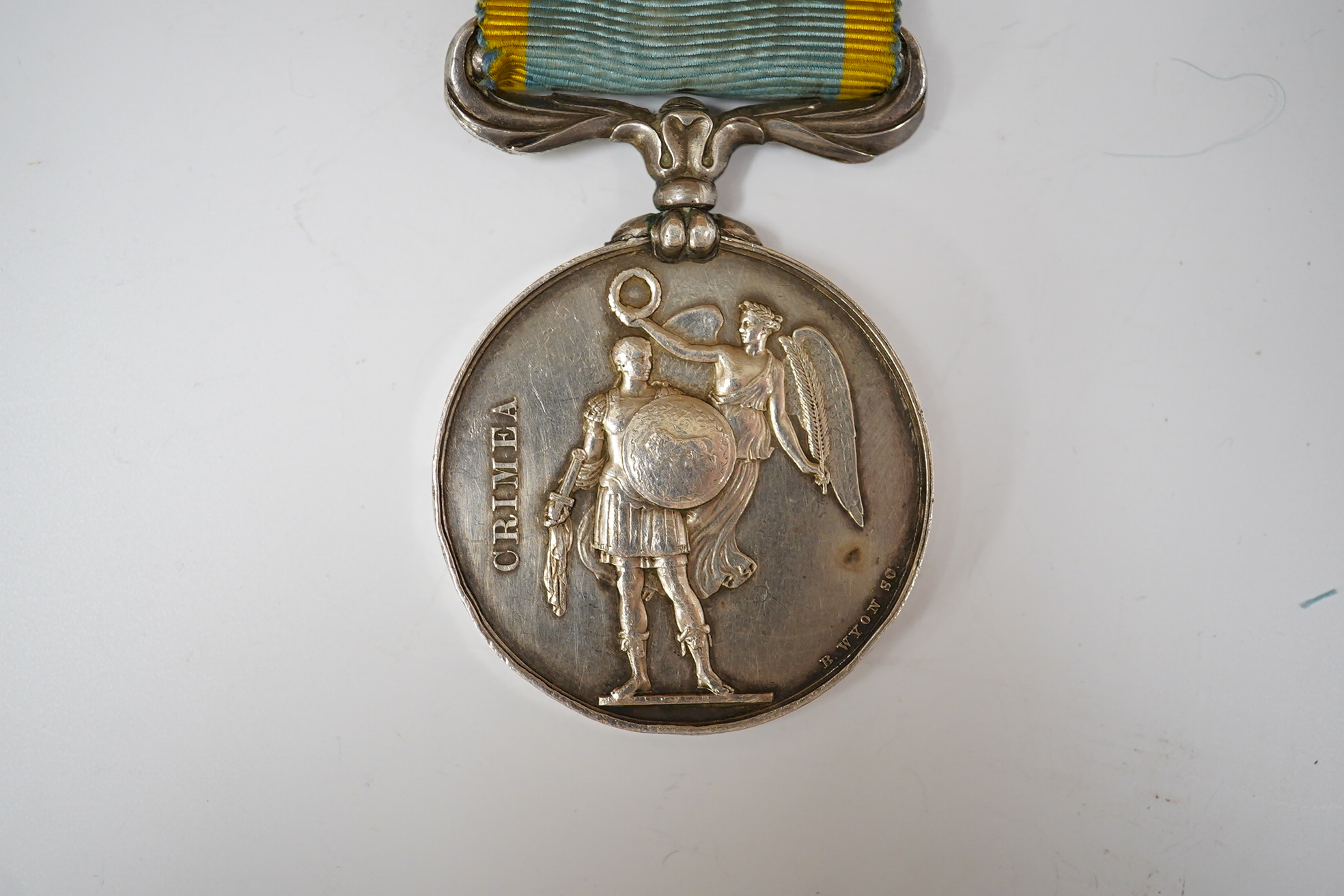 A Crimea Medal 1854 with Sebastopol clasp, unnamed as issued.